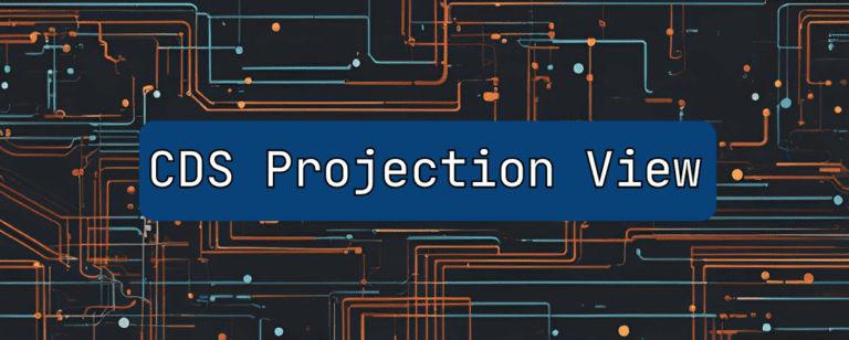 ABAP CDS Projection Views