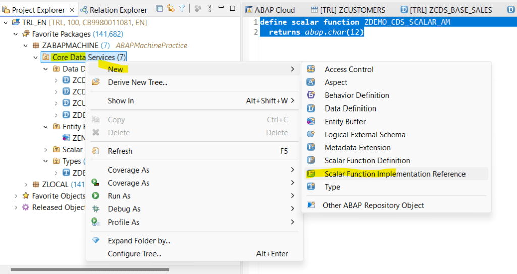 Scalar Function Implementation Reference